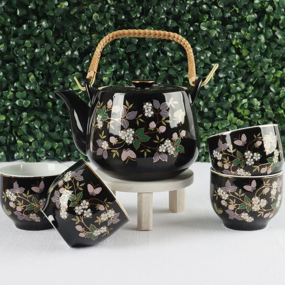 Japanese Teapot and Cups Set